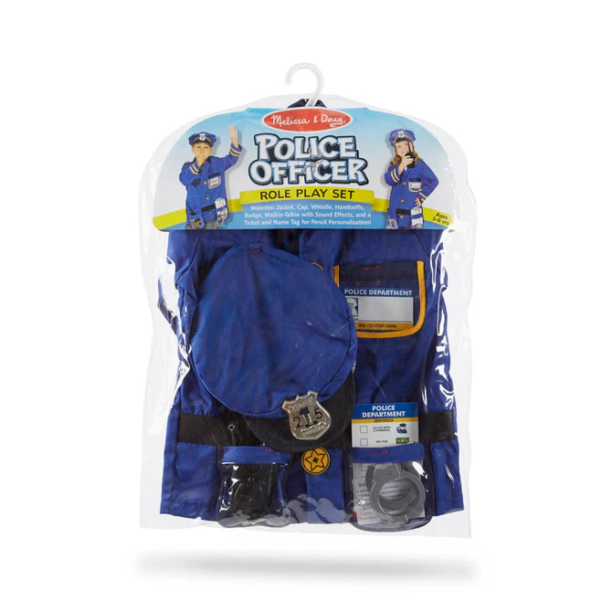 Melissa & Doug Police Officer Role Play Costume Set