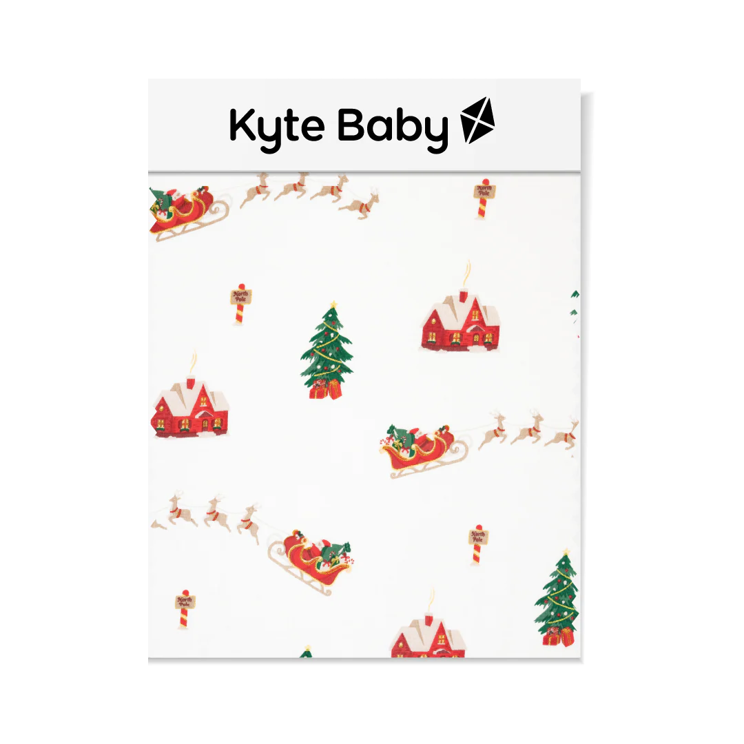 Kyte Baby Long Sleeve Pajamas in Santa's Sleigh