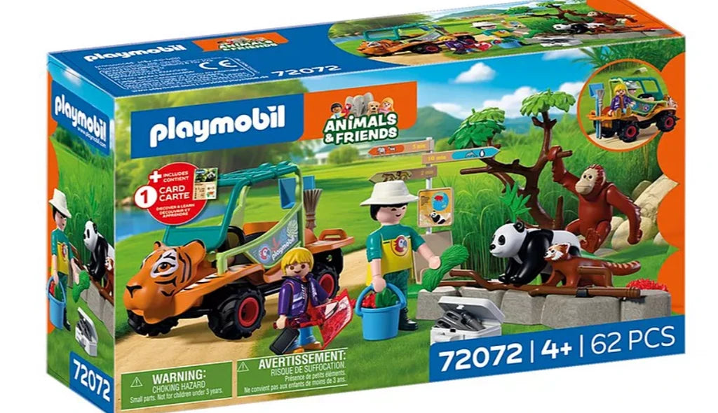 Playmobil Zoo Keeper with Vehicle
