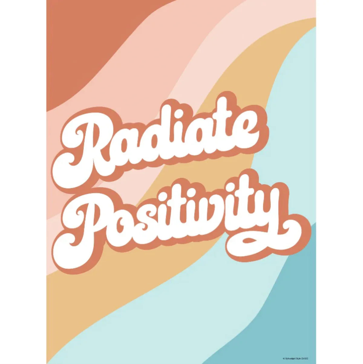 Good Vibes - Radiate Positivity Poster by Schoolgirl Style