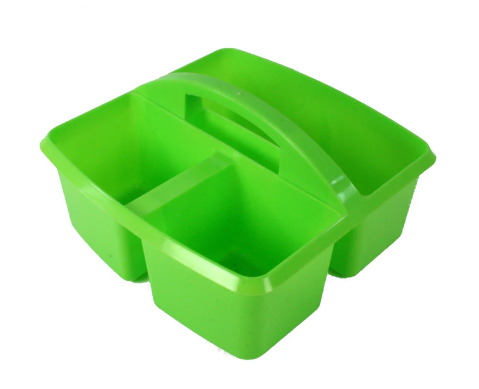 SMALL UTILITY CADDY: LIME OPAQUE