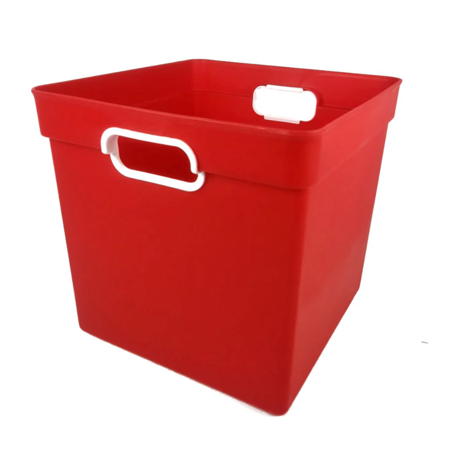 CUBE BIN: RED