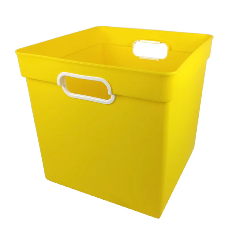 CUBE BIN: YELLOW