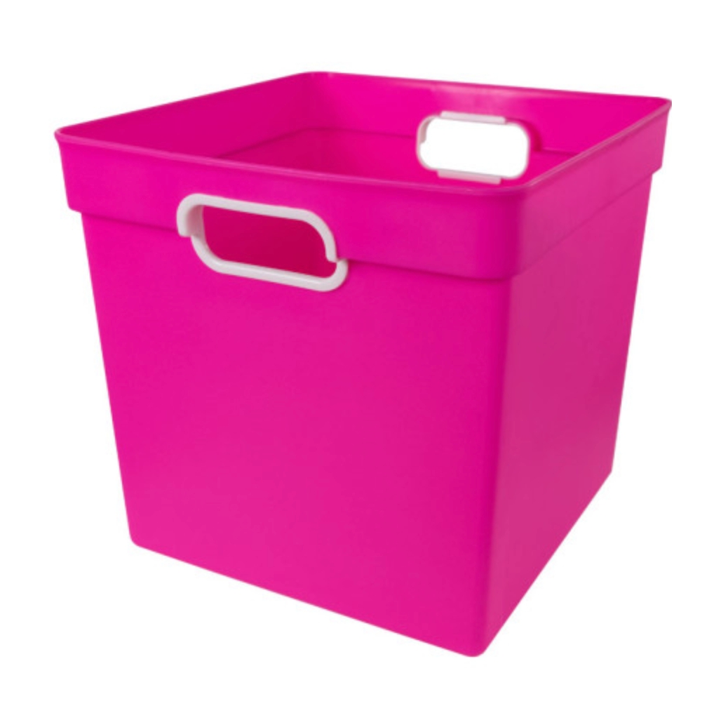 CUBE BIN: HOT PINK