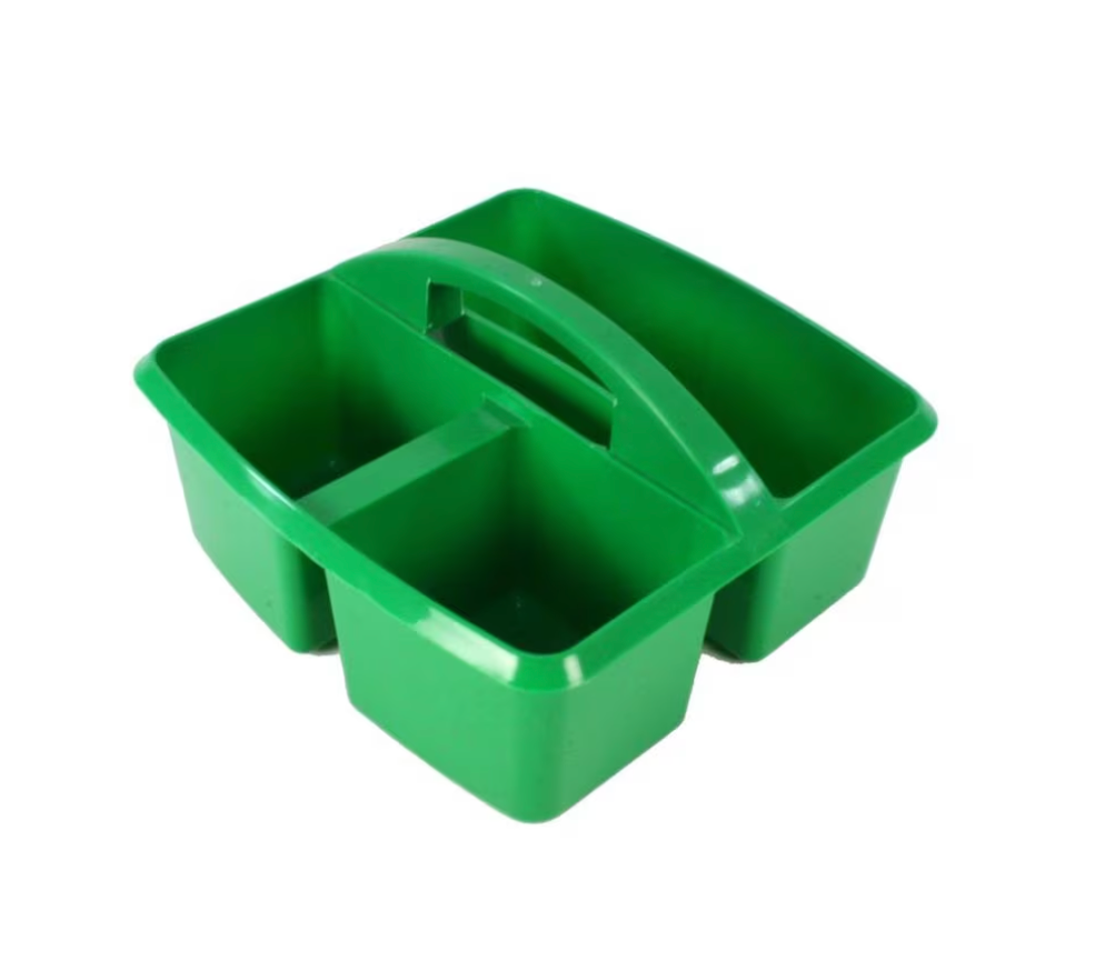 SMALL UTILITY CADDY: GREEN