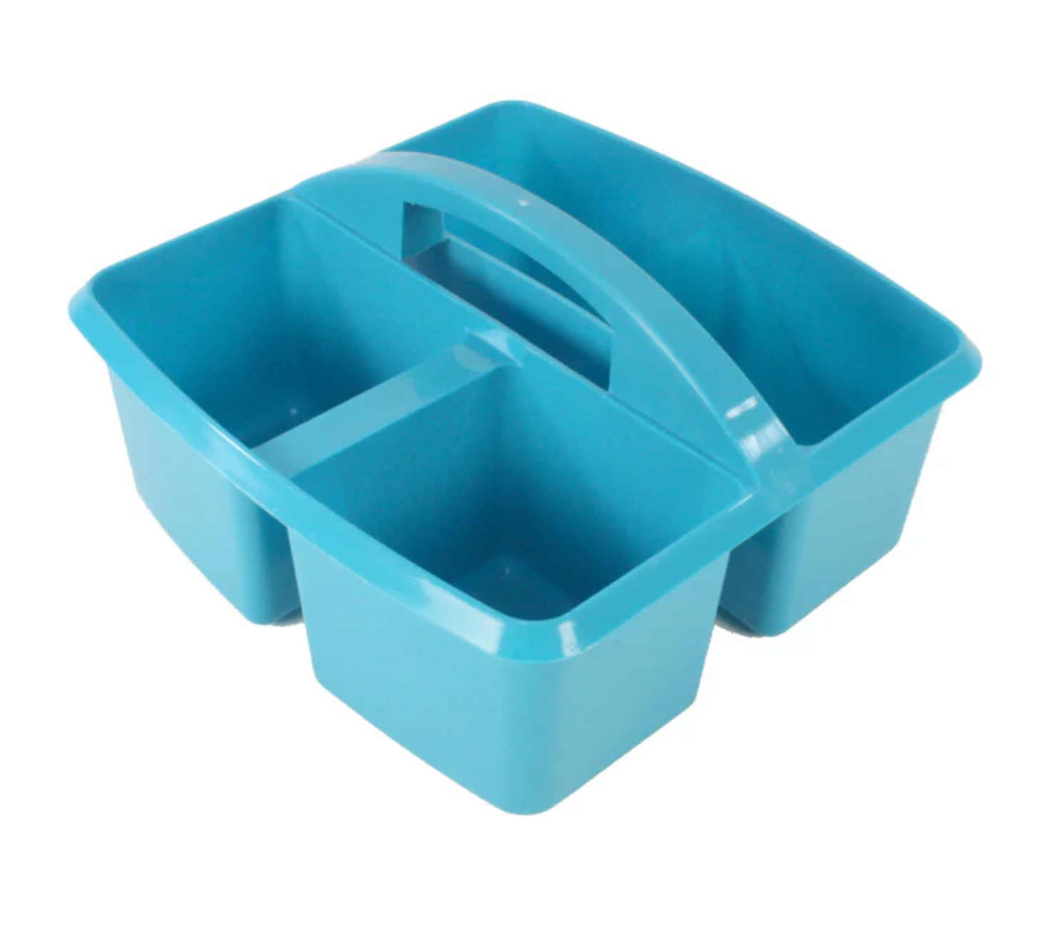 SMALL UTILITY CADDY: TURQUOISE