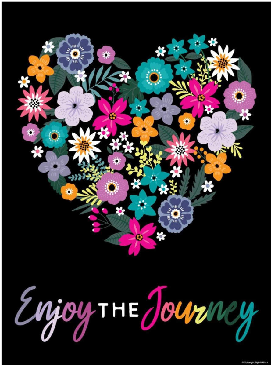 Midnight Meadow - Enjoy the Journey Poster by Schoolgirl Style