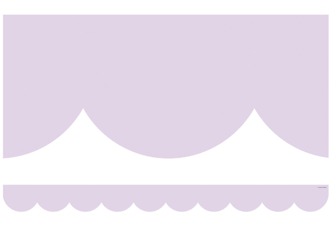 Midnight Meadow - Lavender Haze Scalloped Border by Schoolgirl Style