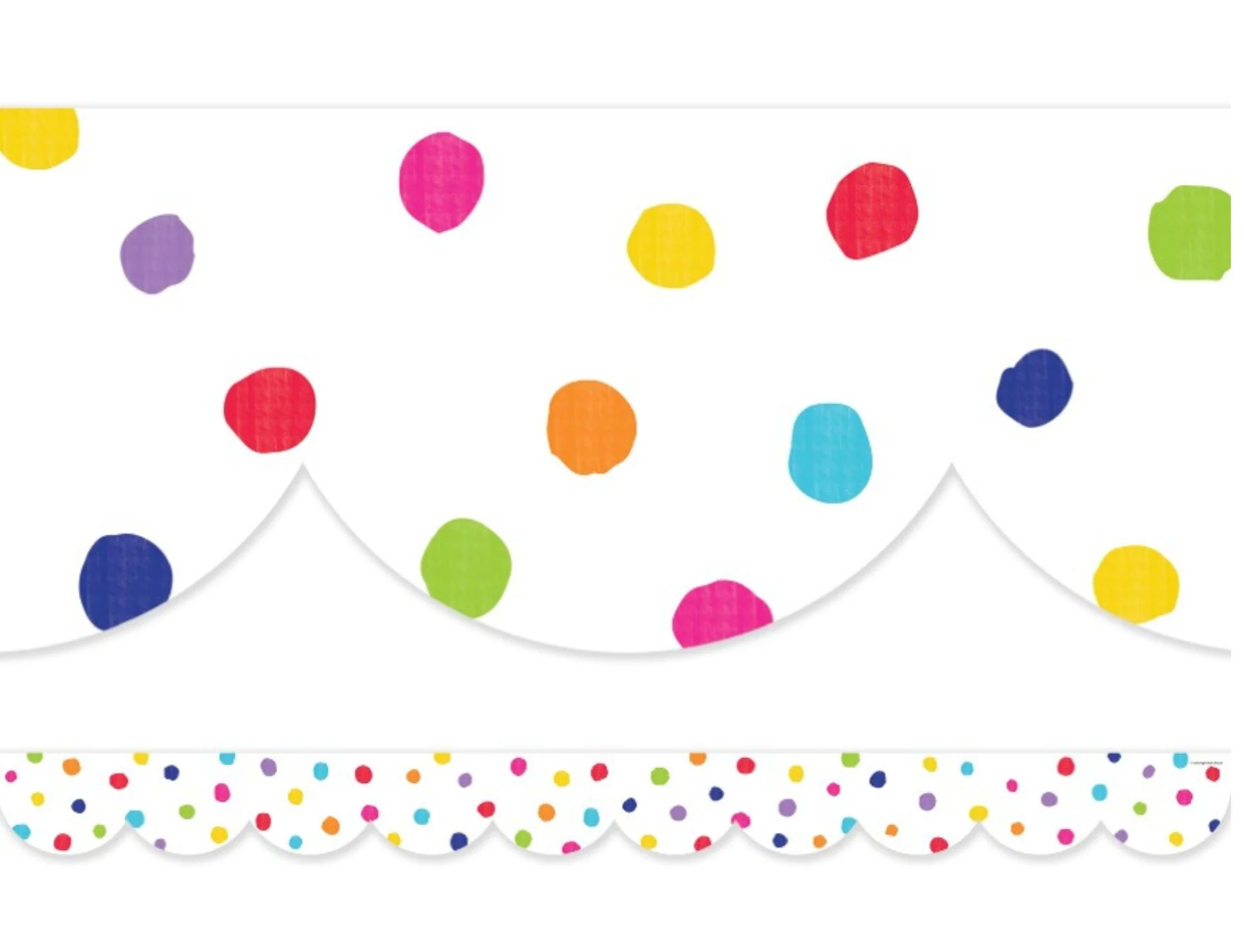 Sprinkle Kindness - Funfetti Cake Border by Schoolgirl Style