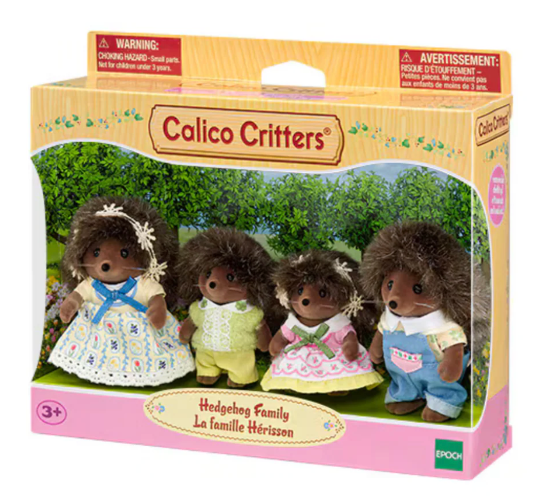 Calico Critters Hedgehog Family