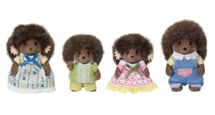 Calico Critters Hedgehog Family
