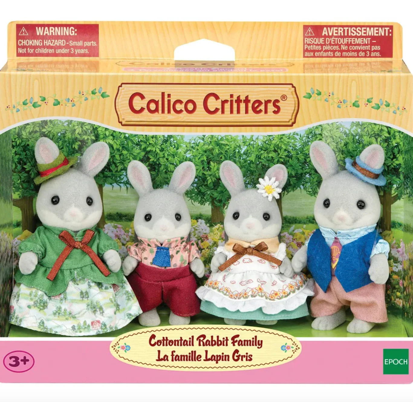 Calico Critters Cottontail Rabbit Family