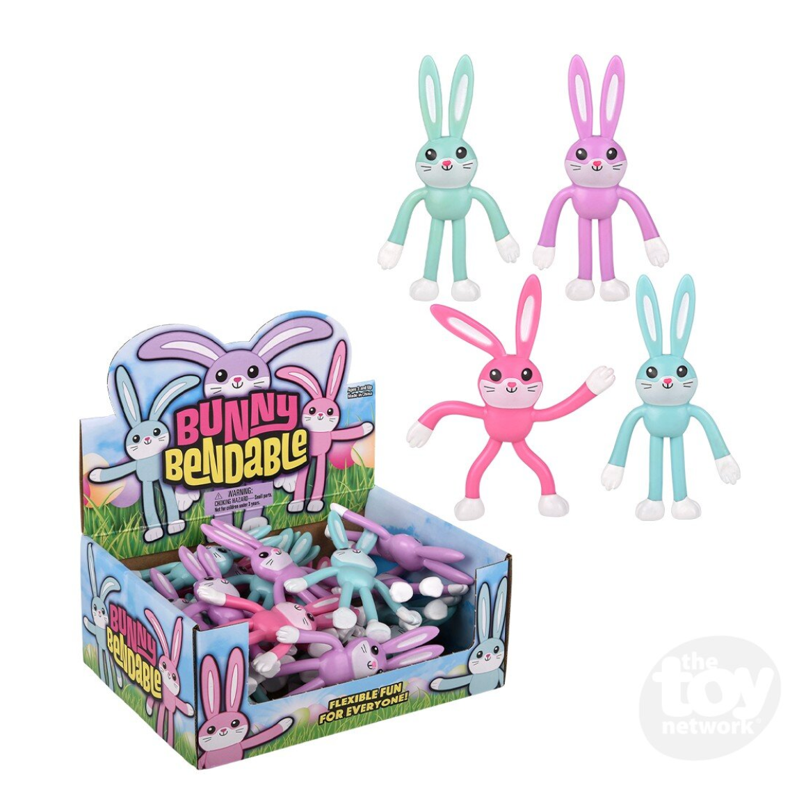 5" Bendable Easter Bunnies