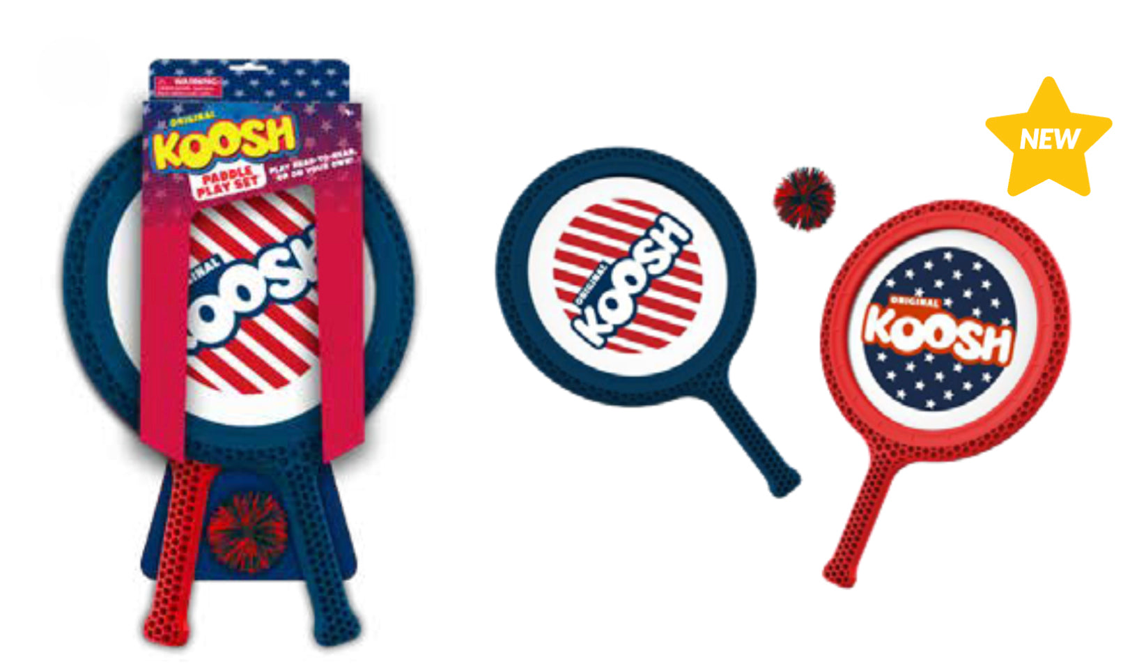 Koosh Paddle Set - Americana