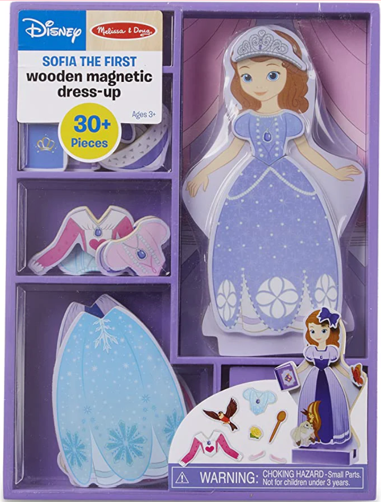 Melissa & Doug Disney Wooden Magnetic Dress-Up