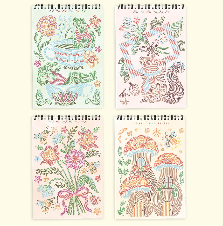 Lifelines FlowArt™ - Trace-By-Line, Woodland Whimsy