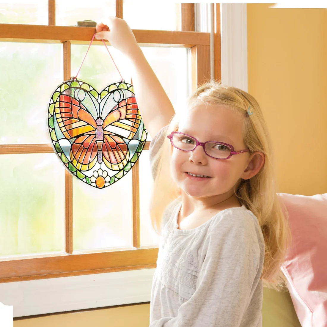 Melissa & Doug Stained Glass Butterfly