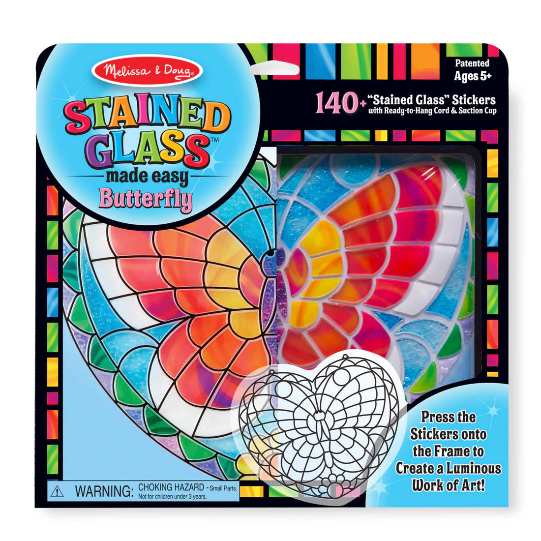 Melissa & Doug Stained Glass Butterfly