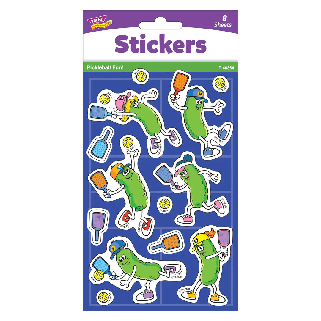 Pickleball Fun! superShapes Stickers