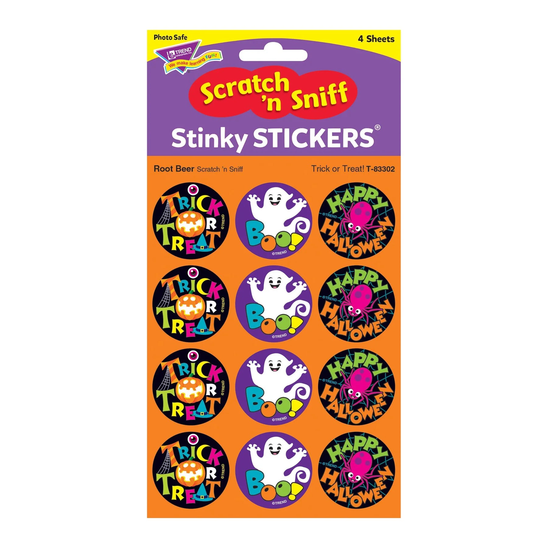 Stinky Stickers - Trick or Treat/Root Beer