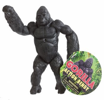 Gorilla Action Bendy Figure