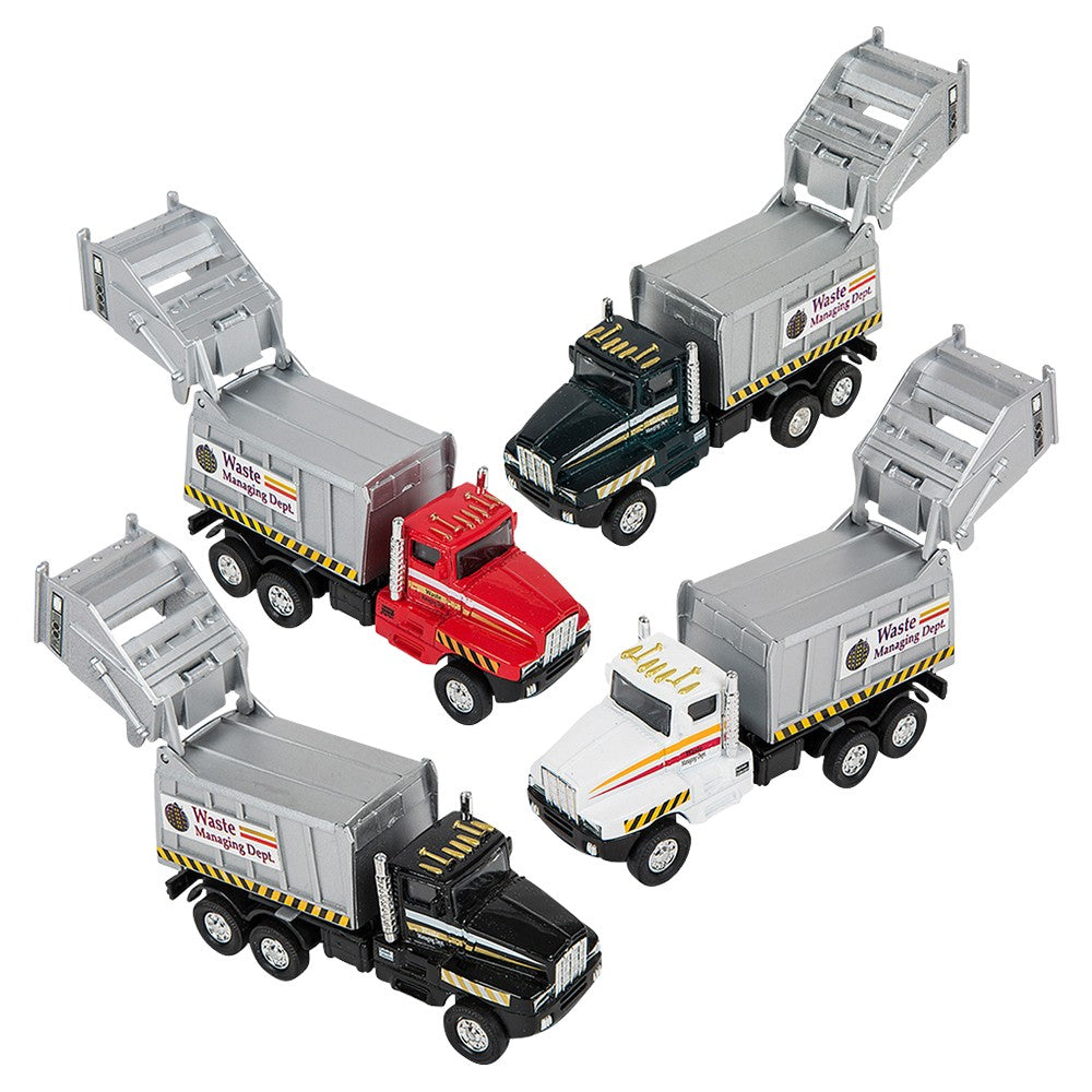6" Die Cast Pull-Back Sanitation Truck