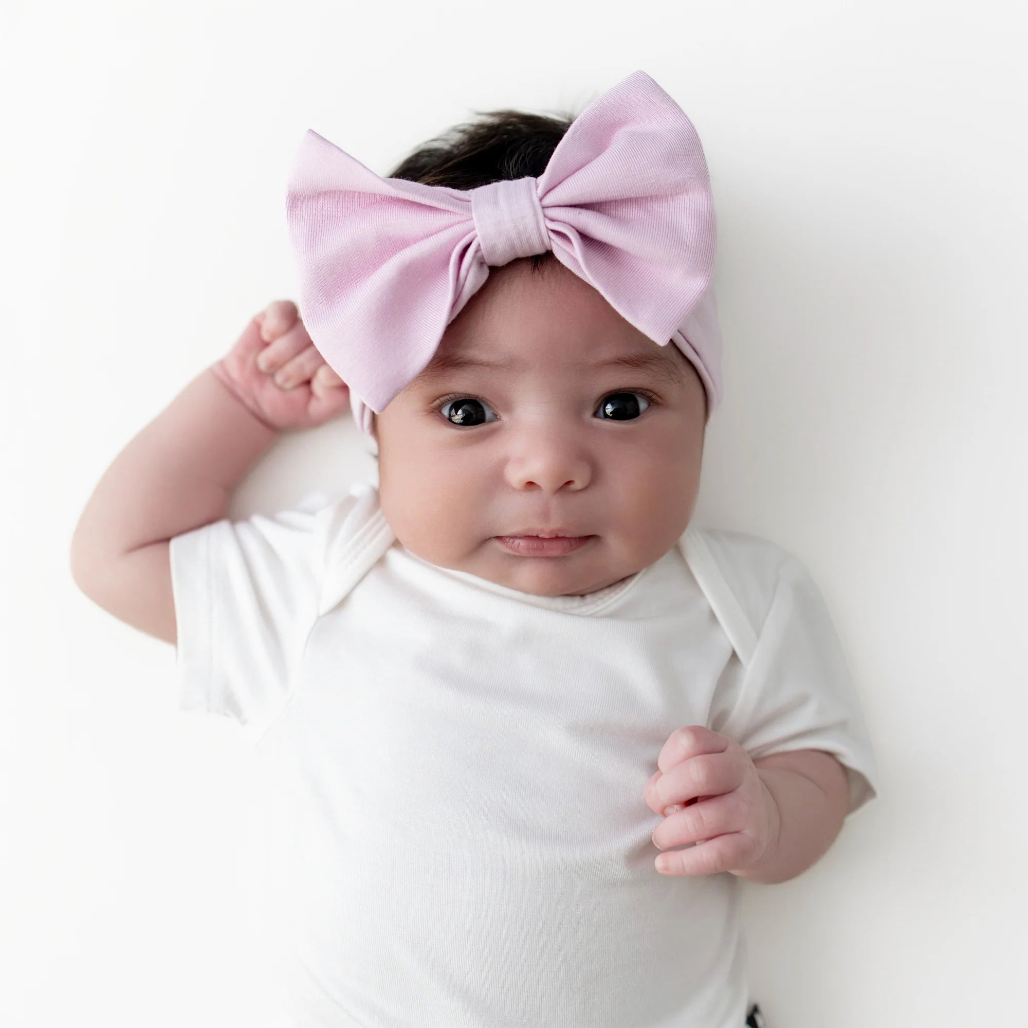 Kyte Baby Bow Headband in Thistle