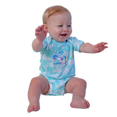 Fun Company Blue Tie Dye Onesie