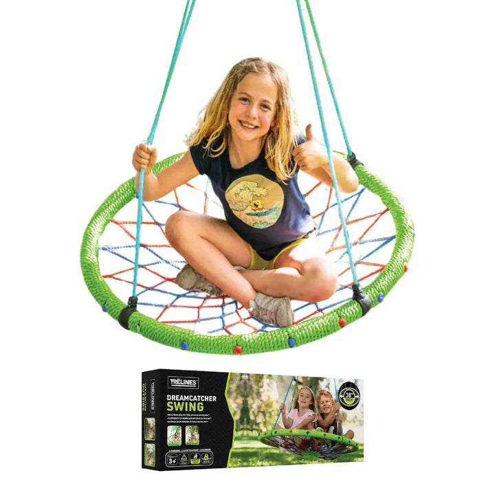 Trelines 40”Round Disc Dreamcatcher Swing
