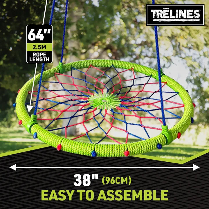 Trelines 40”Round Disc Dreamcatcher Swing