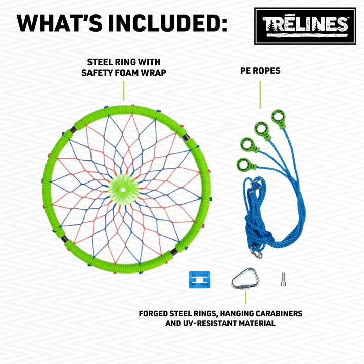 Trelines 40”Round Disc Dreamcatcher Swing
