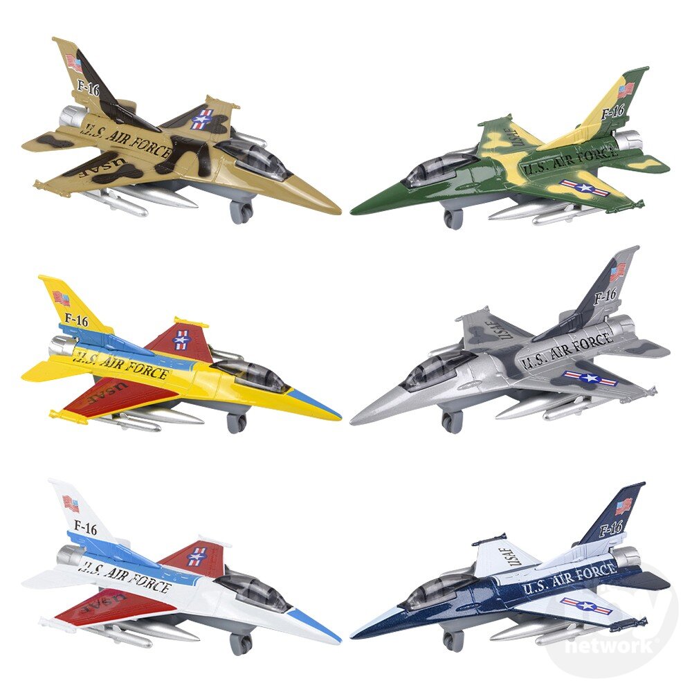 7" F-16 Die-Cast Jet