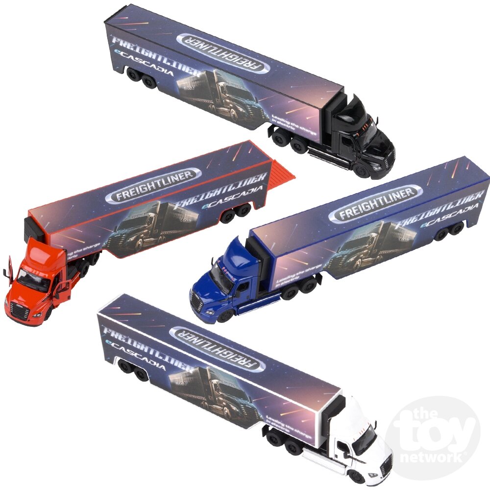 5" Diecast Freightliner Ecascadia W/Container