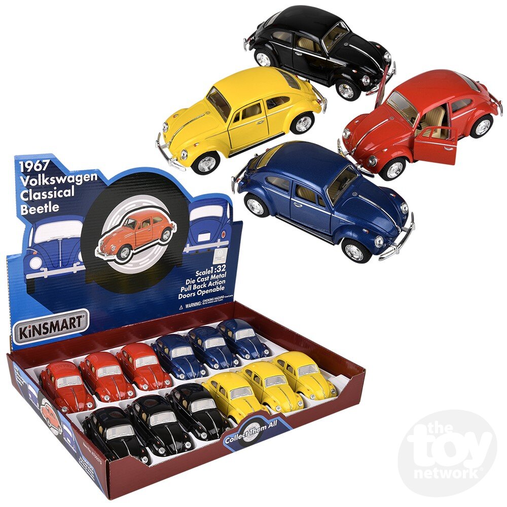 5" Die-Cast Pull Back 1967 VW Classic Beetle