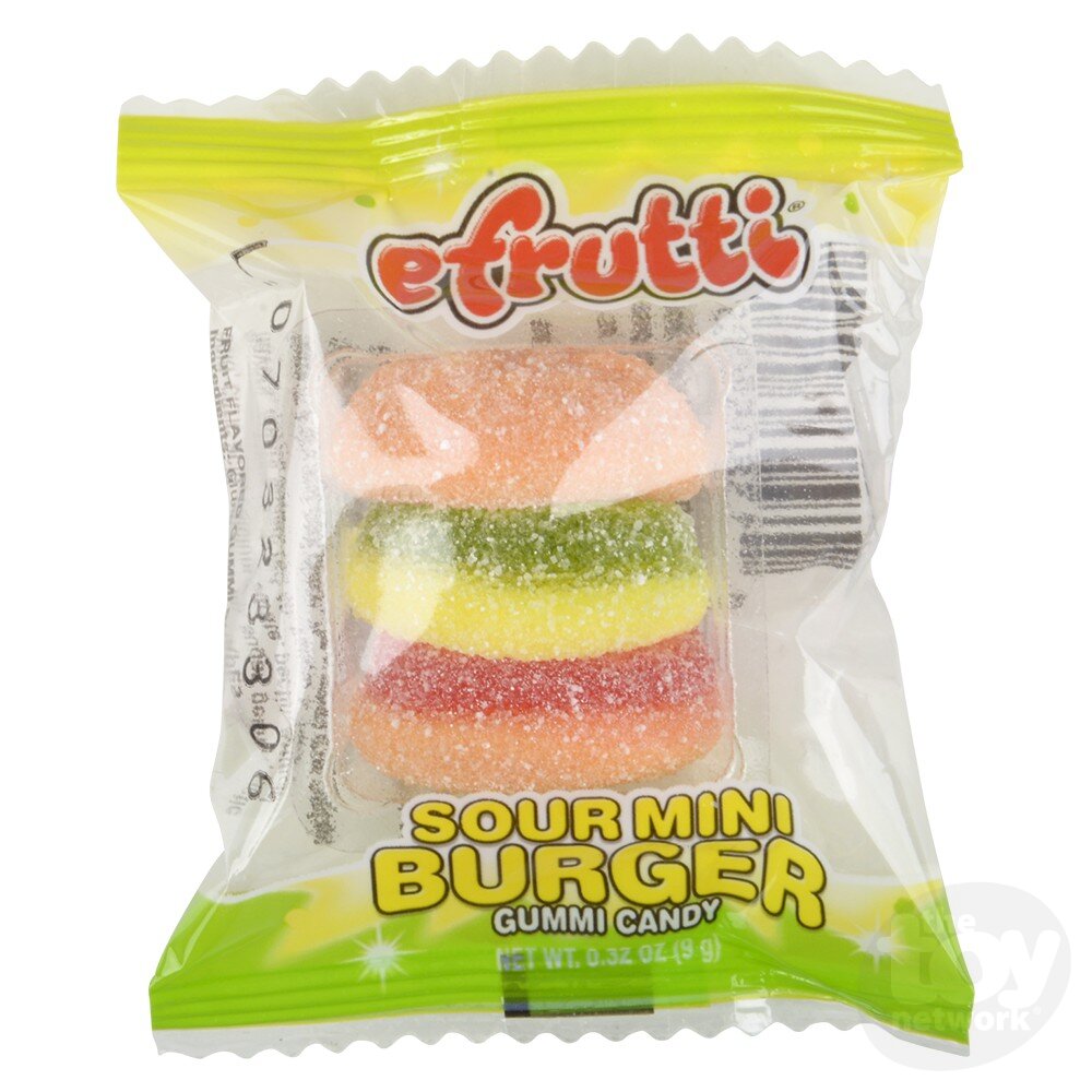 Efrutti Gummi Sour Burger