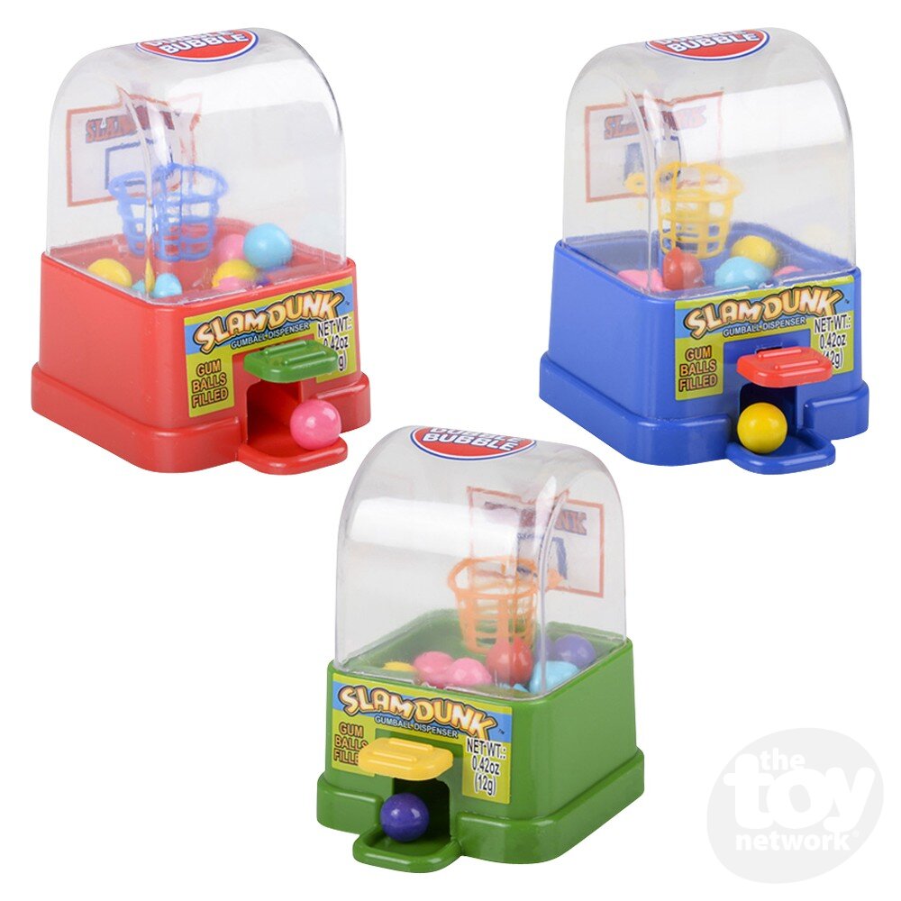 4" Slam Dunk Gumball Dispenser