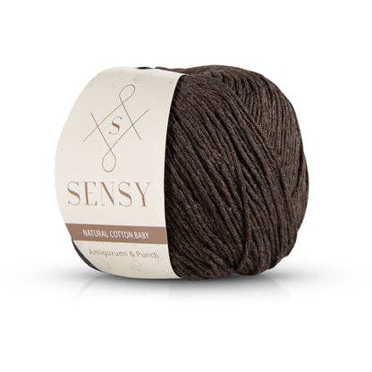 Sensy Premium Natural Baby Cotton 100% Cotton Yarn for Amigurumi Knitting and Crochet