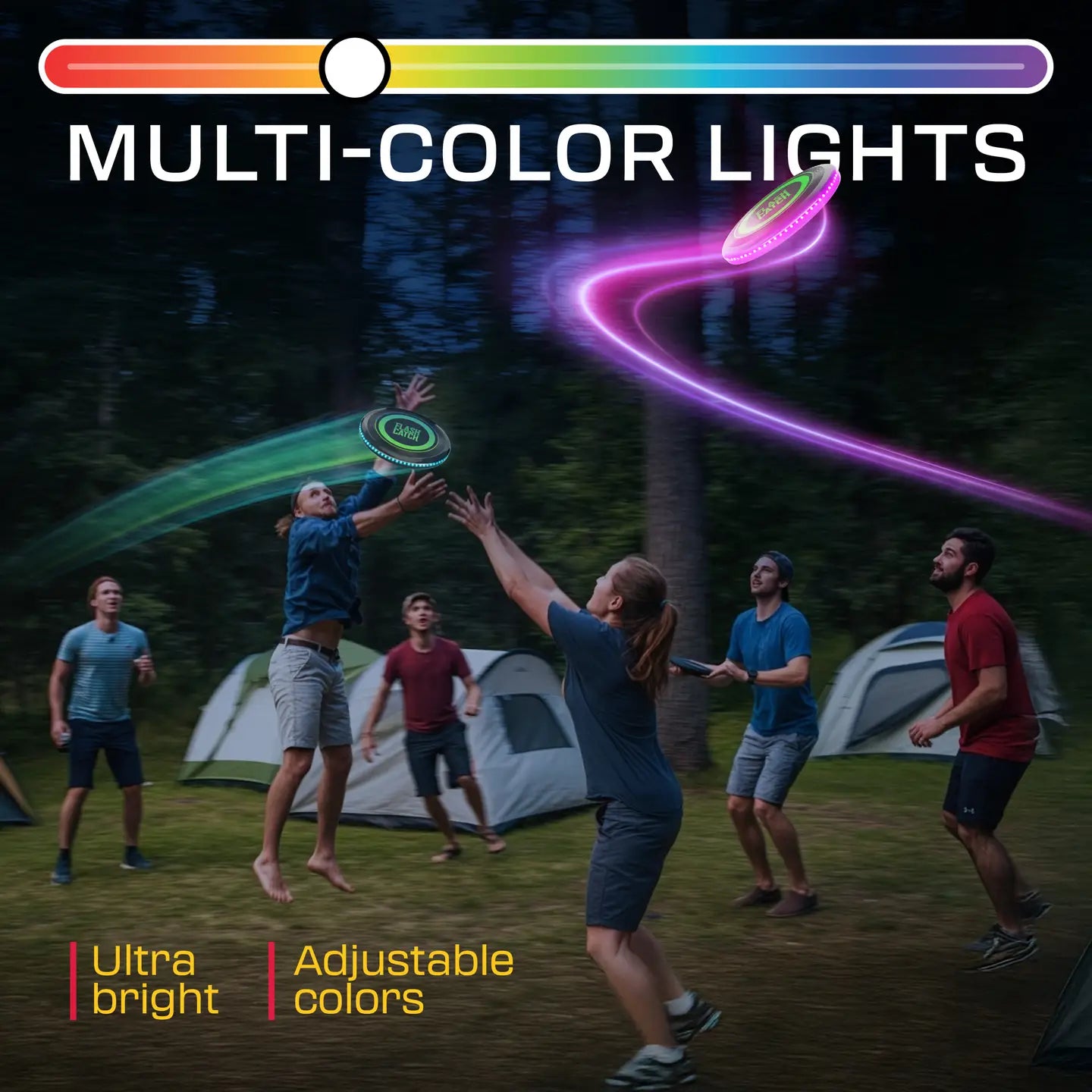 Flashcatch Rechargeable Light-Up Flying Disc