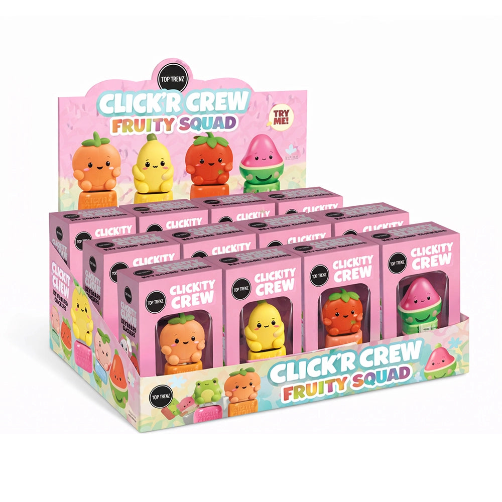 Click’R Crew Keyboard Clickers - Grumpy Fruit Edition