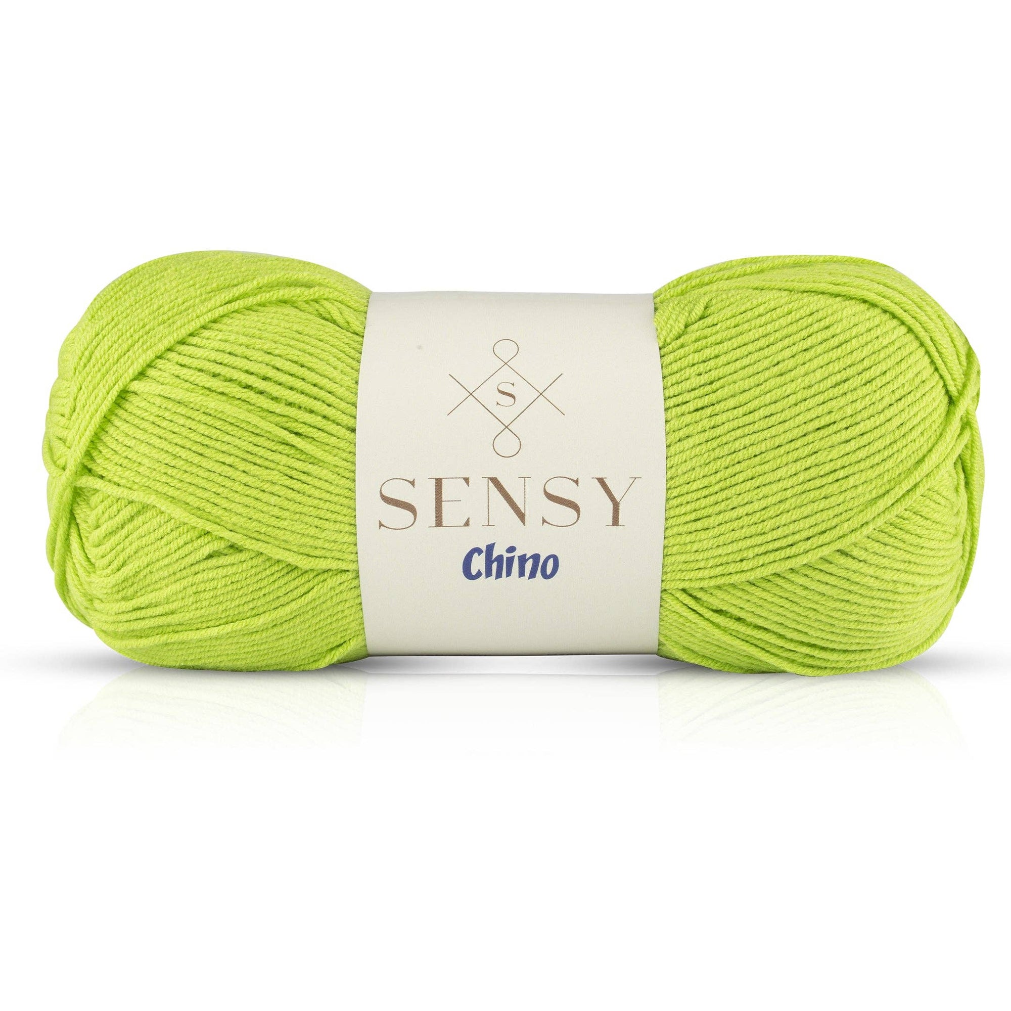 Sensy Chino Soft Cotton Yarn, 3.5 oz, 360 Yards, Gauge 2 Fine