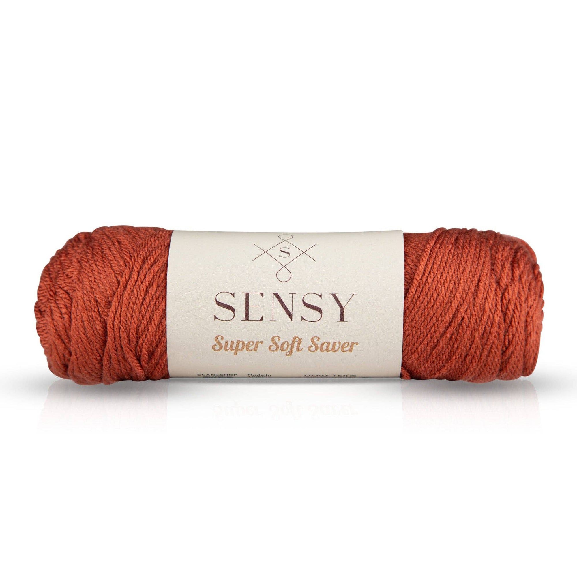 Sensy Super Soft Saver Yarn, 3.5 oz, 190 Yards, Gauge 4 Medium