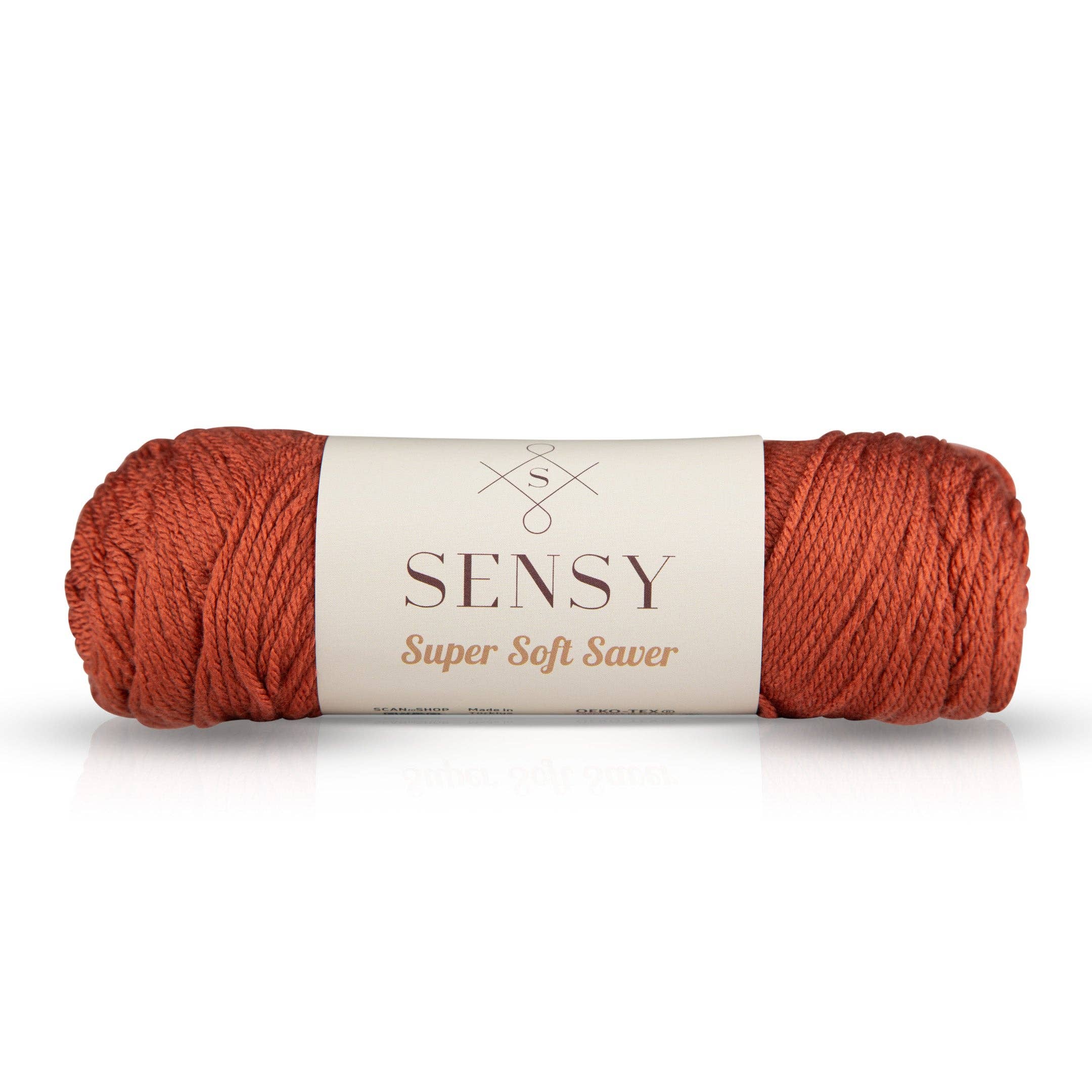 Sensy Super Soft Saver Yarn, 3.5 oz, 190 Yards, Gauge 4 Medium