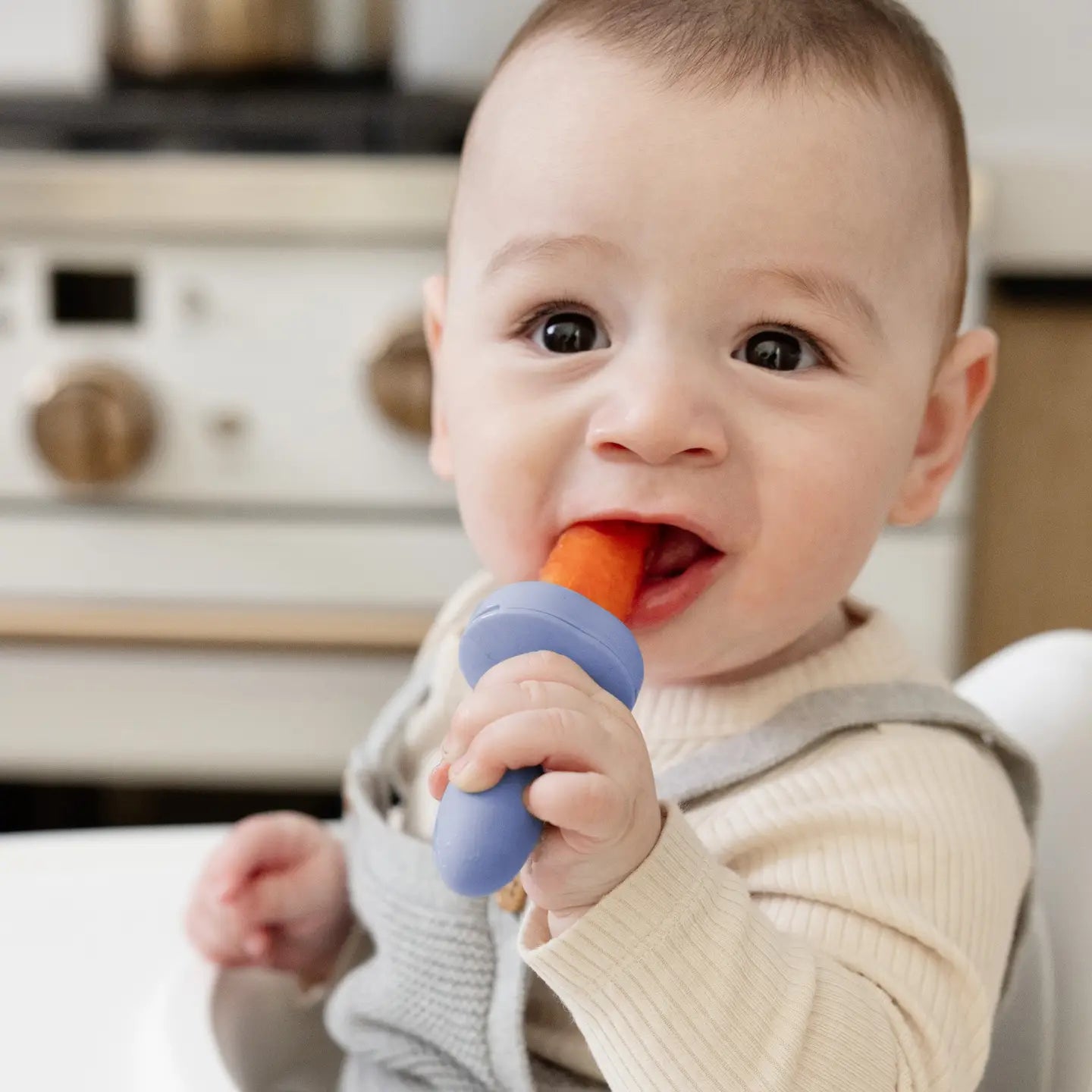 ezpz Baby-Led Gumline Feeder - Indigo