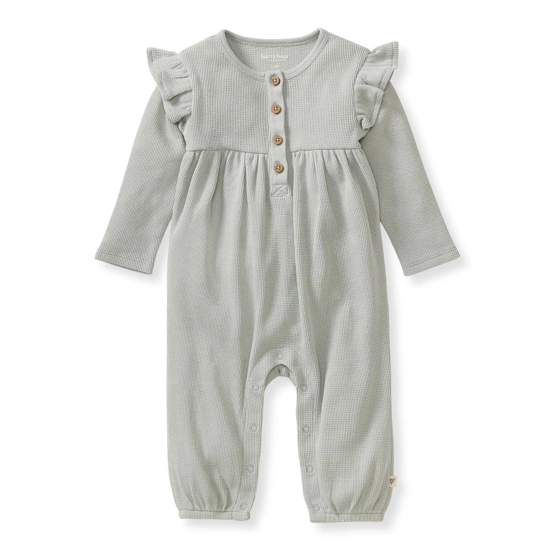 Burt's Bees Organic Cotton Baby Thermal Jumpsuit