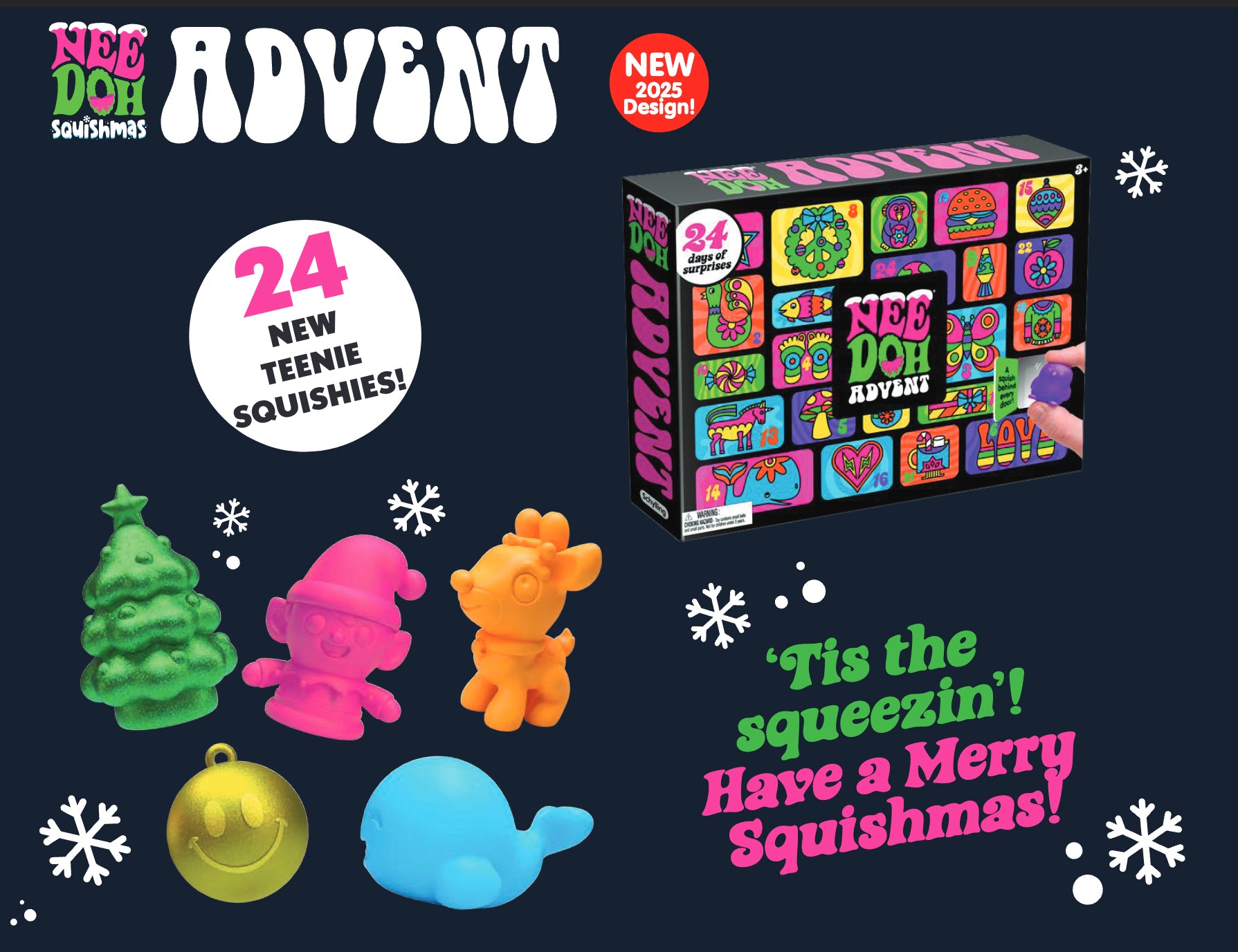 NeeDoh Squishmas 2025 Advent Calendar