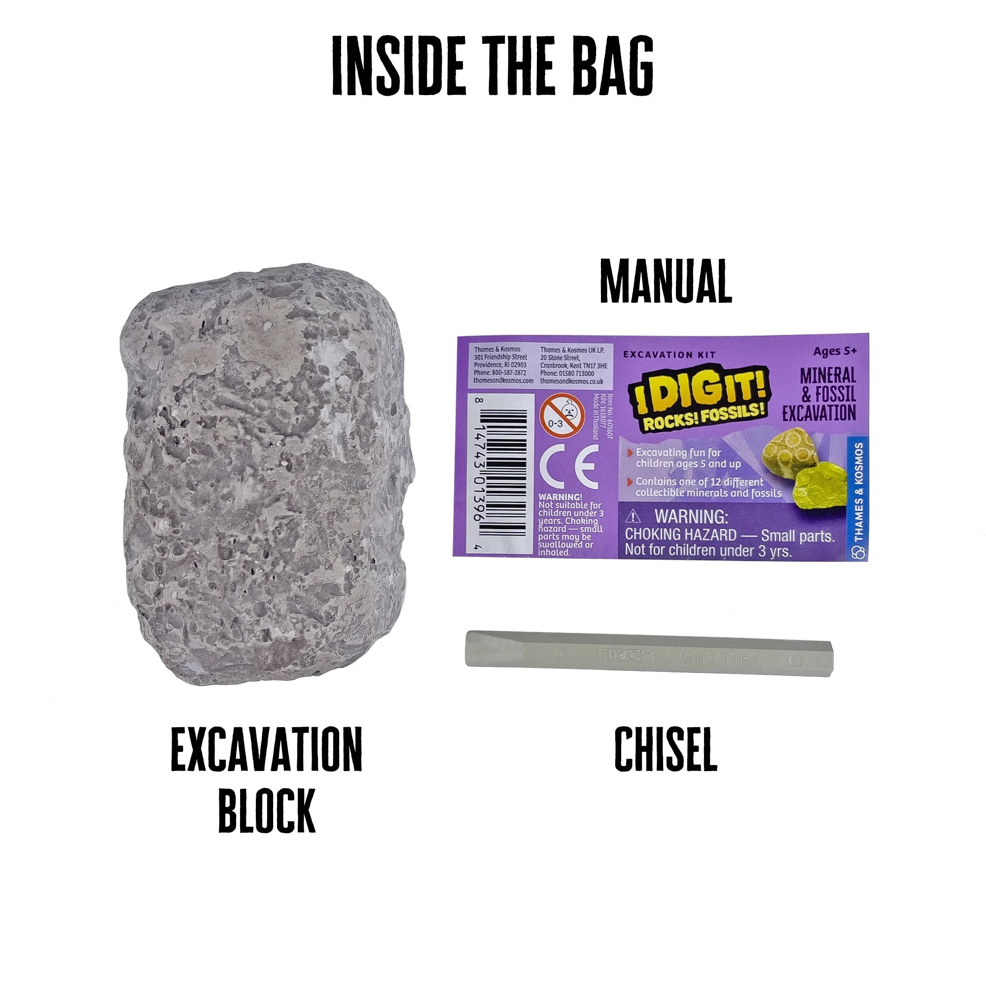 I Dig It! Rocks & Fossils - Mini Excavation Kit