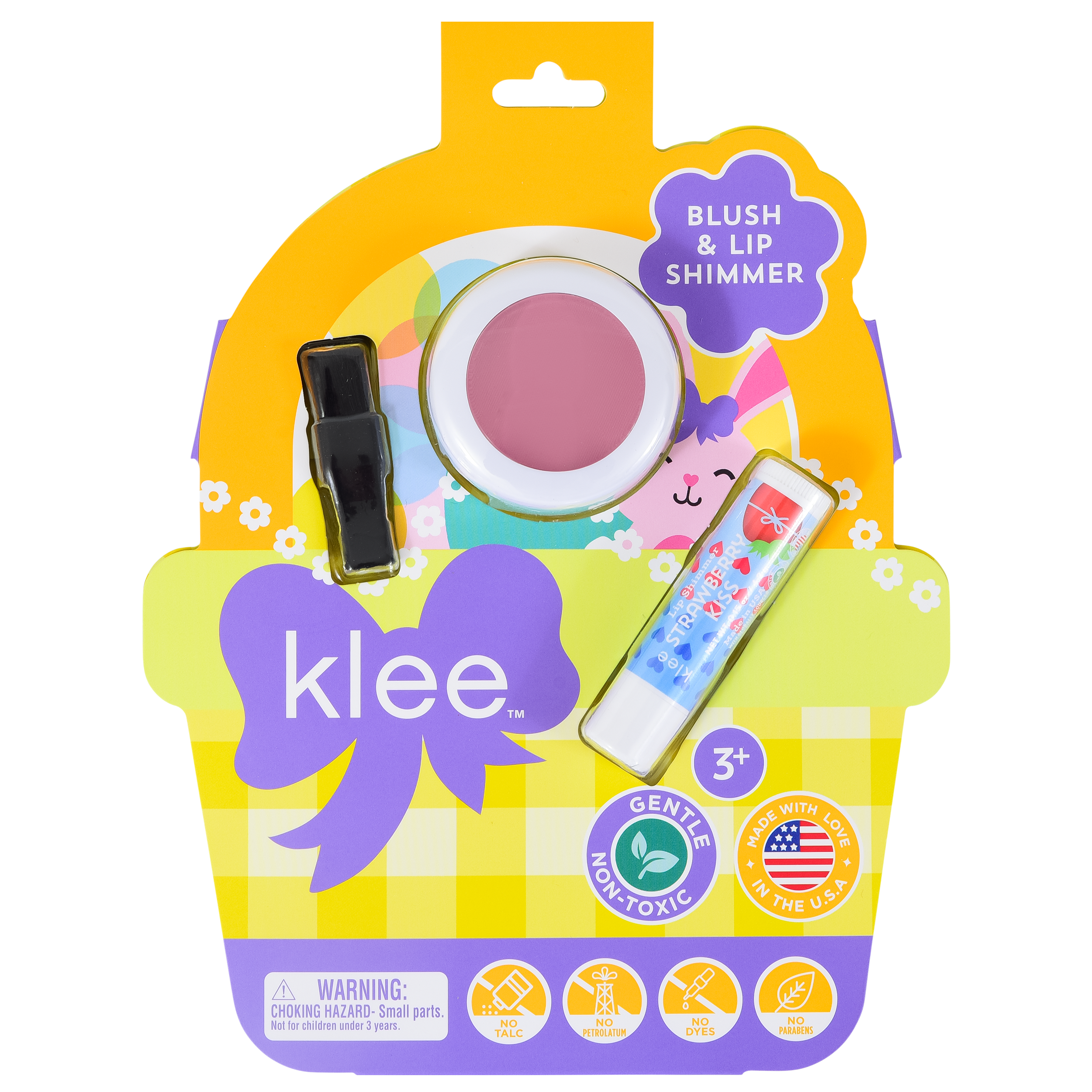 Klee Strawberry Pop - Easter Blush and Lip Shimmer Set