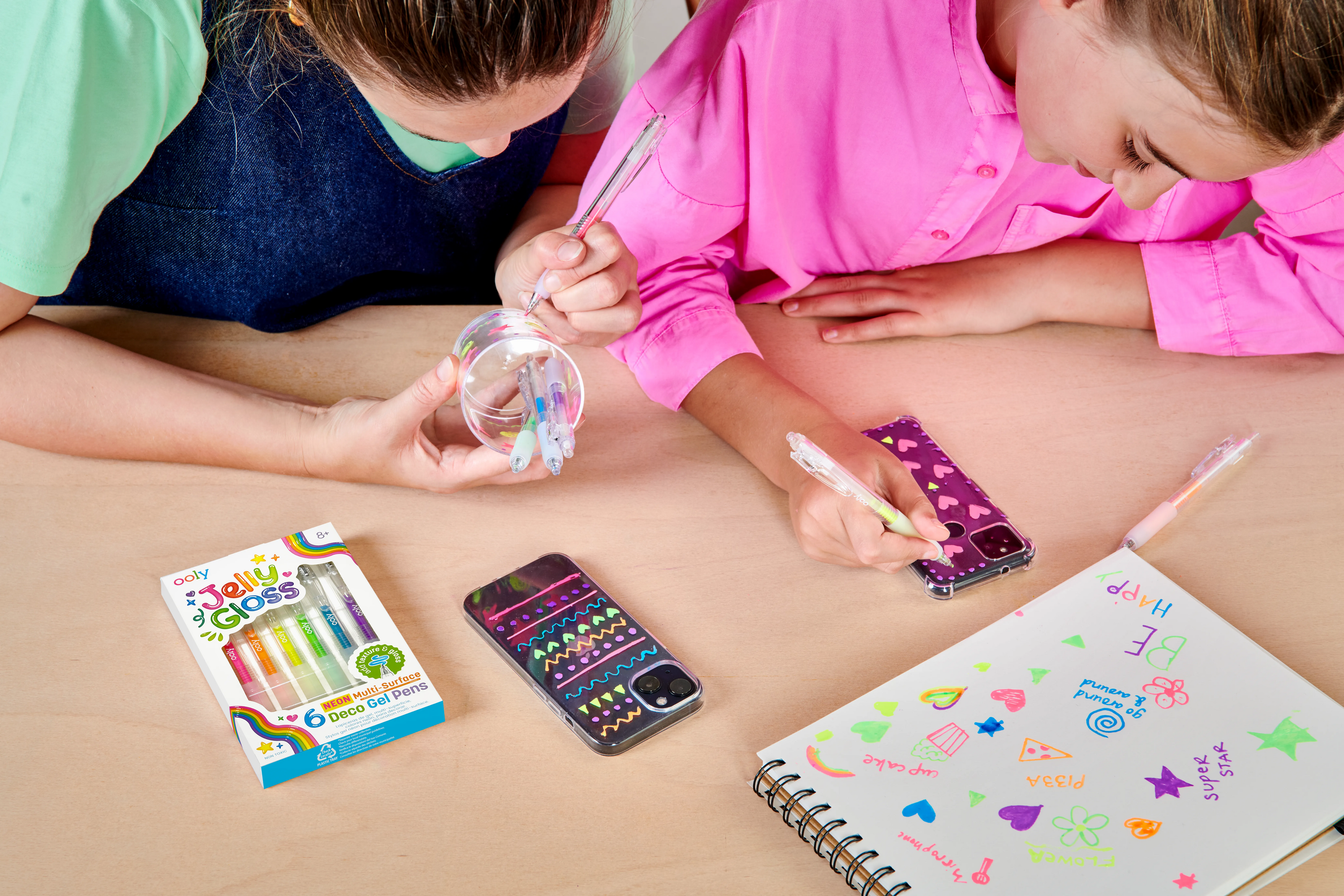Ooly Jelly Gloss Neon Multi-Surface Deco Gel Pens