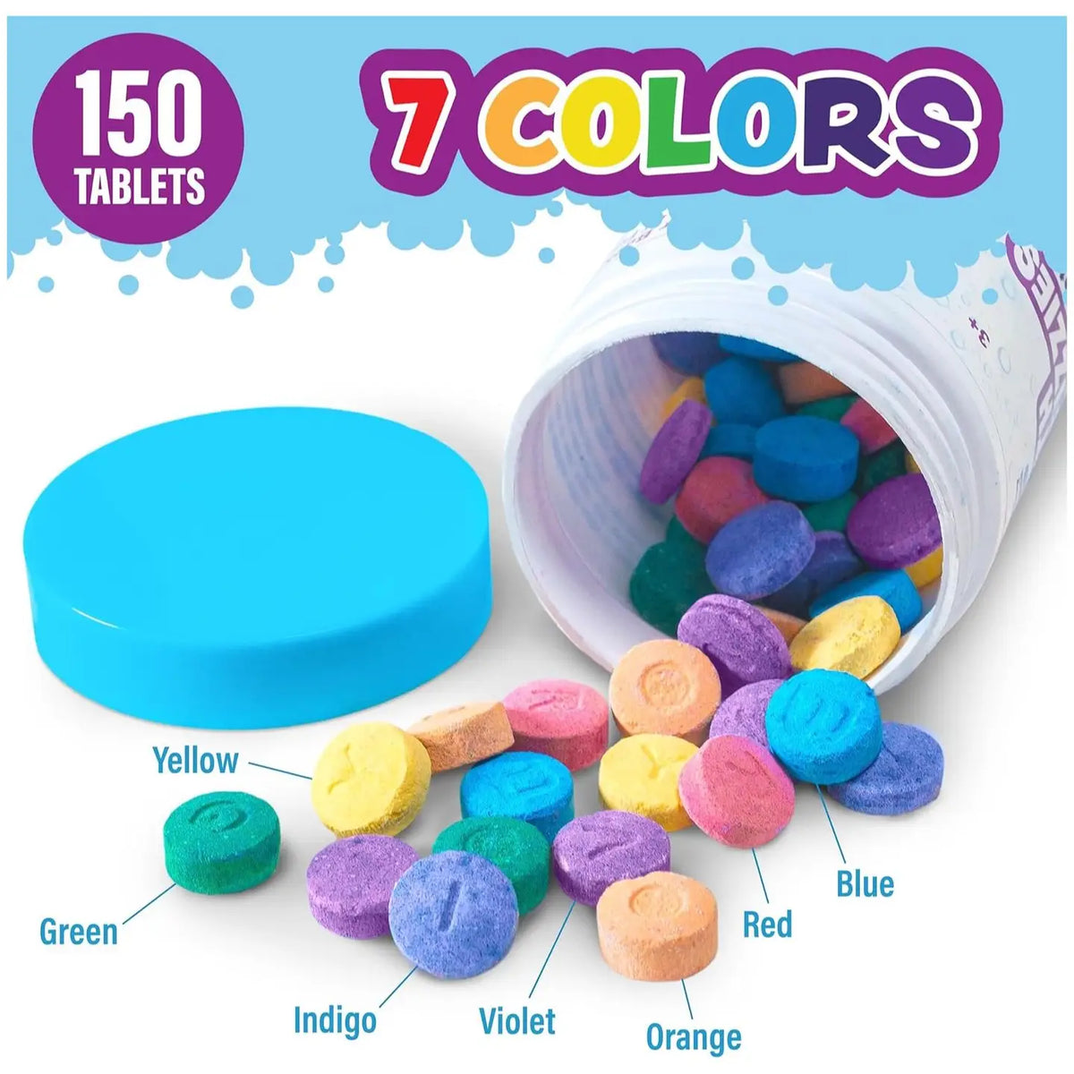 Tub Works Bath Color Fizzies