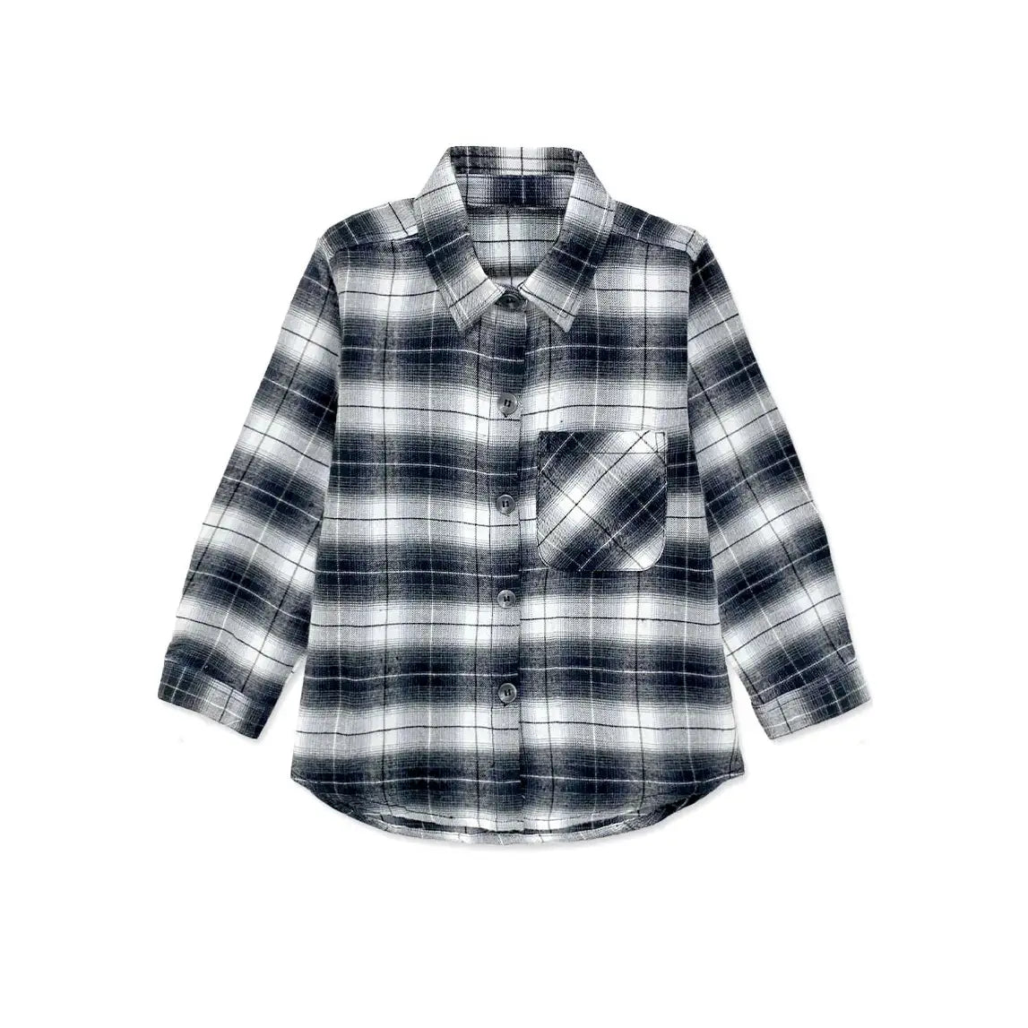 Toddler Black Flannel